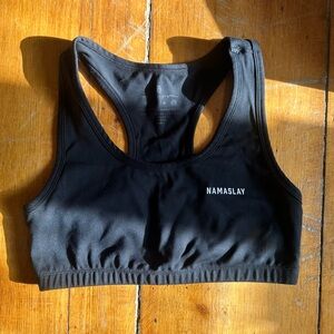Spiritual Gangster Black 'Namaslay' Sports Bra
